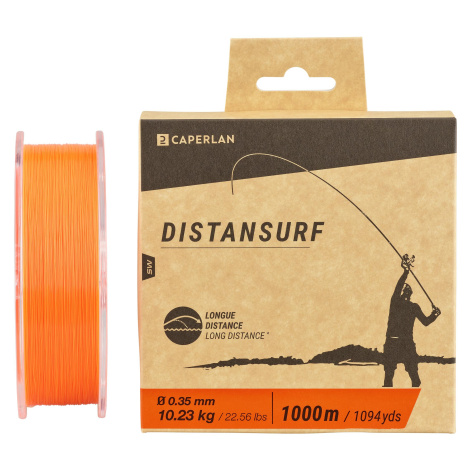 Rybársky vlasec Distansurf na surfcasting oranžový 0,35