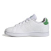 Juniorská rekreačná obuv ADIDAS Advantage Court Jr cloud white green core black