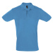 SOĽS Perfect Men Pánska polokošeľa SL11346 Aqua