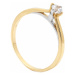 Zlatý zásnubný prsteň ITOTIA