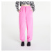 Kalhoty Tommy Jeans Signature Fleece Sweatpants Pink