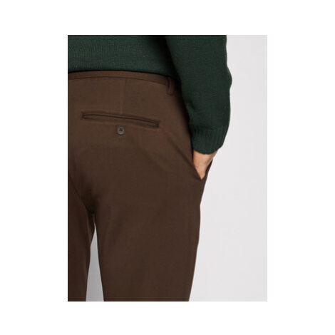 Only & Sons Chino nohavice Mark 22010209 Hnedá Slim Tapered Fit