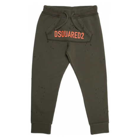 Nohavice Dsquared2 Trousers Zelená Dsquared²