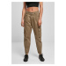 Women's Ballon Fit Cargo Twill Pants in Khaki