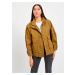 Khaki jacket with pockets . OBJECT Petra - Ladies