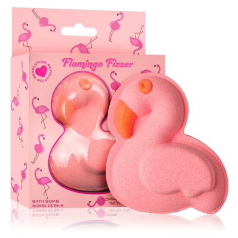 I Heart Revolution Bath Fizzer Flamingo bomba do kúpeľa s vôňou Pineapple & Peach
