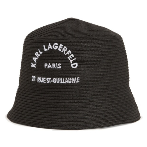 Karl Lagerfeld Klobúk 'Rue St-Guillaume'  čierna / biela