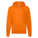 Orange Men's Hooded Sweat Sweat Fruit of the Loom