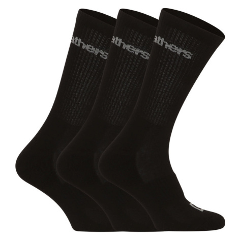 3PACK ponožky Horsefeathers čierne (AA1077A) L