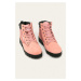 Topánky Fila ružová farba, na plochom podpätku