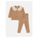 LC Waikiki Baby Collar Knitwear Cardigan and Trousers 2-Pack Set