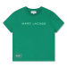 Detské bavlnené tričko Marc Jacobs zelená farba, s potlačou
