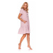 Ružová tehotenská nočná košeľa TCB4130