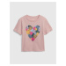 GAP Kids T-shirt organic heart - Girls