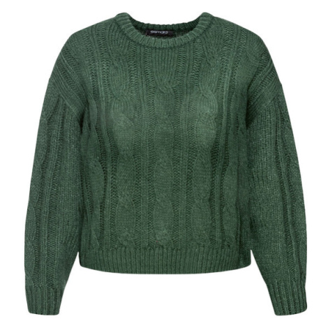 esmara® Dámsky sveter z hrubej pleteniny (zelená)