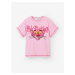 Ružové dievčenské tričko Desigual Pink Panther