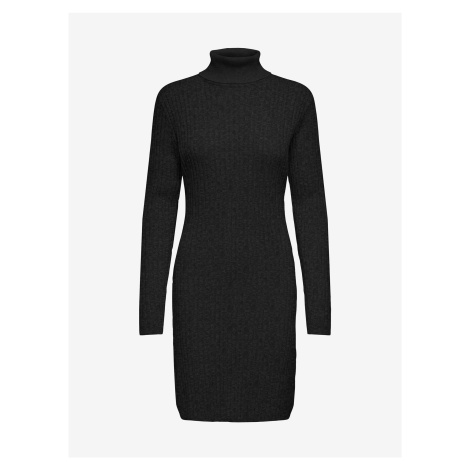 Čierne dámske svetrové šaty JDY Novalee
