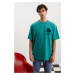 GRIMELANGE Melvin Relaxed Green T-shirt