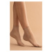 Dámske silonkové ponožky Fiore Press Less - 15 DEN Natural