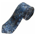 Tmavomodrá pánska elegantná kravata BOLF K102