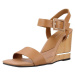 Tommy Hilfiger  HARDWARE WEDGE SANDAL  Sandále Hnedá