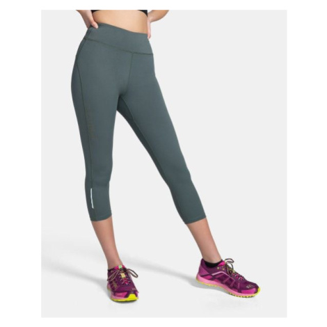 Women's 3/4 fitness leggings KILPI AMIRA-W Dark gray