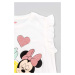 Detský bavlnený top zippy x Disney biela farba