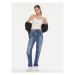 Tommy Jeans Top Essential DW0DW17381 Biela Slim Fit