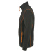 SOĽS Nova Men Pánska fleece mikina SL00586 Charcoal grey / Orange