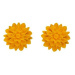 HORSEFEATHERS Flowerski náušnice - sunflower