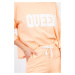 Set with peach print Queen