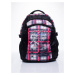 Black DISNEY checkered school backpack