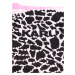 Šatka Karl Lagerfeld K/Giraffe Pleated Scarf Black/White