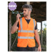 Korntex Minden Unisex reflexná vesta KX168 Signal Orange