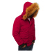 Bordová zimná bunda s kapucňou (tx2872)