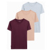 Ombre BASIC 3-pack cotton t-shirt set