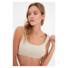 Trendyol Stone Seamless/Seamless Non-wired Bralette Knitted Bra