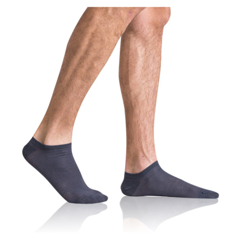 Bellinda GREEN ECOSMART MEN IN-SHOE SOCKS - Pánske eko členkové ponožky - sivý melír