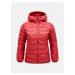 Bunda Peak Performance W Helium Down Hood Jacket Softer Red