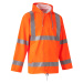 Yoko Hi-Vis priedušná bunda do dažďa HVS450 Fluorescent Orange