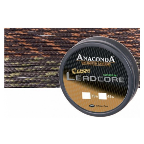 Anaconda  šnúra camou leadcore 10 m-nosnosť 45lb / farba camo green