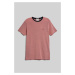 TRIČKO GANT 4-COL OXFORD SLIM SS T-SHIRT SUNSET PINK