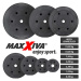 MAXXIVA Sada závaží 4 x 10 kg, cement, černá