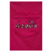 Detské bavlnené šortky Diadora fialová farba, s nášivkou, nastaviteľný pás