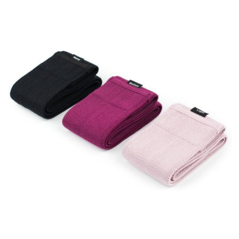 Vilgain Textilná odporová guma 3 ks farba (lilac, purple, black) set (nízky, stredný, silný)