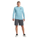 Pánske tréningové tričko s dlhým rukávom UNDER ARMOUR UA Tech Prt Fill LS-BLU