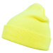 Basic Flap beanie neonyellow