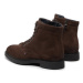 Tommy Hilfiger Čižmy Elevated Rounded Suede Lace Boot FM0FM04185 Hnedá