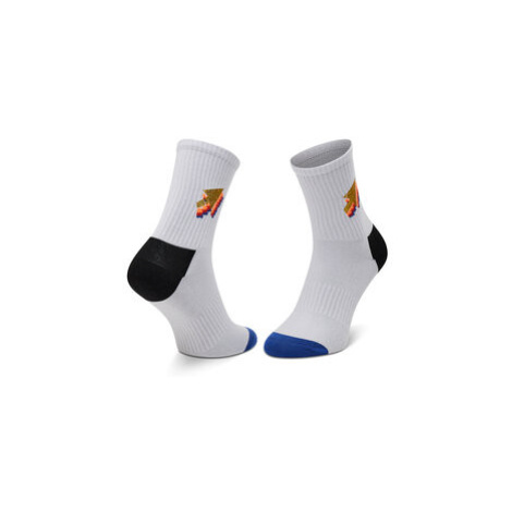 Happy Socks Vysoké dámske ponožky ATARR14-1300 Biela