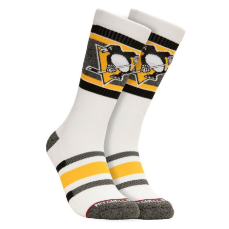 Pittsburgh Penguins ponožky NHL Cross Bar Crew Socks Mitchell & Ness